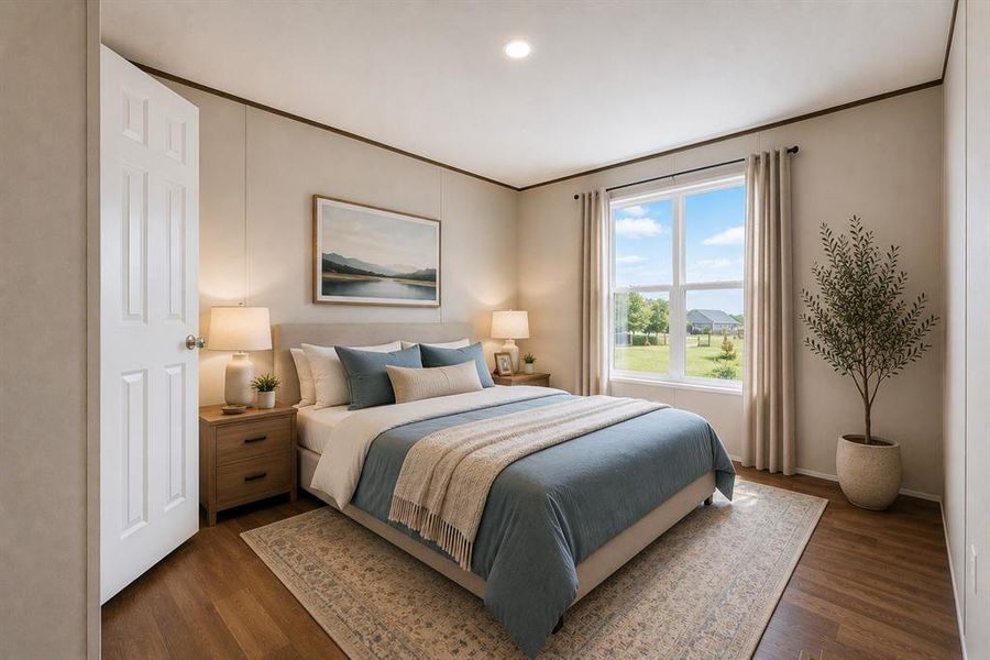 Furnished interior view inside a new home in , Springtown (Image 13).