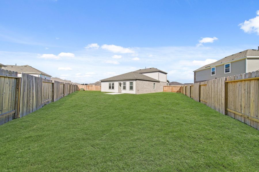 Exterior details and patio area of a home in Riverwood Ranch, Angleton (Image 4). Exterior details and patio area of a home in Riverwood Ranch, Angleton (Image 4).