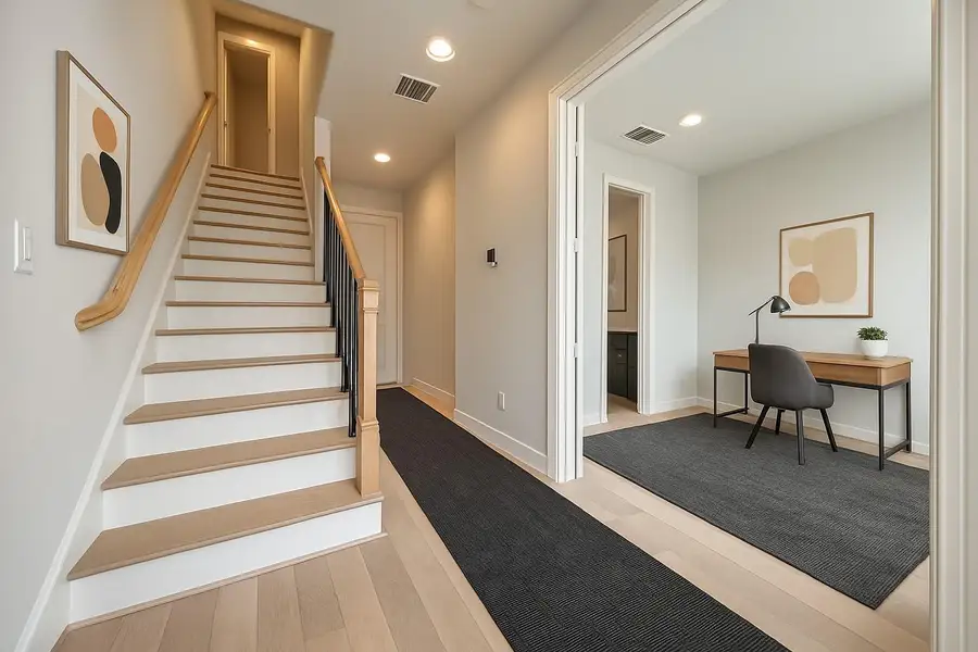 Virtual staging added to first floor.