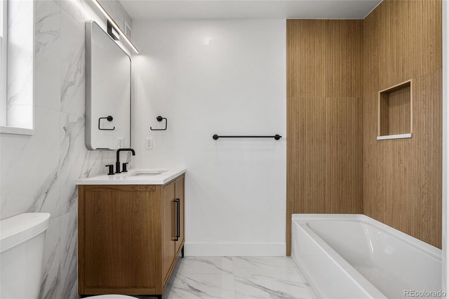 Furnished interior view inside a new home in , Denver (Image 31).