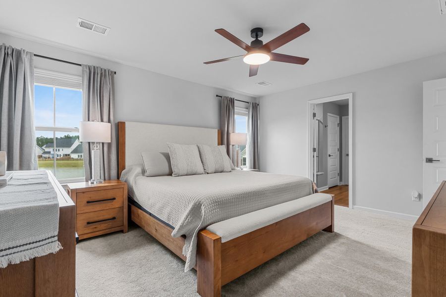 Furnished interior view inside a new home in Heron's Walk at Summers Corner, Summerville (Image 18).