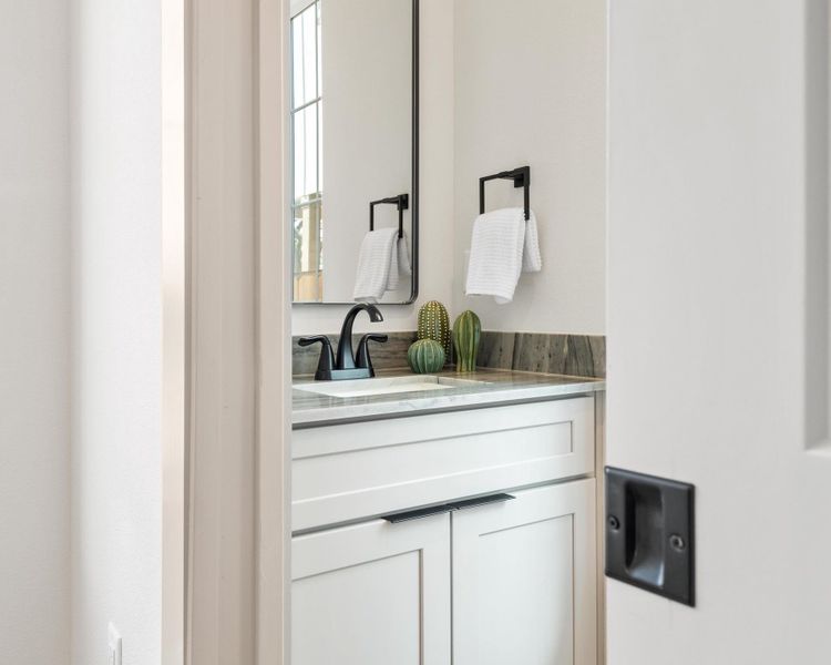 Close-up of interior finishes inside a home in , Austin (Image 21).