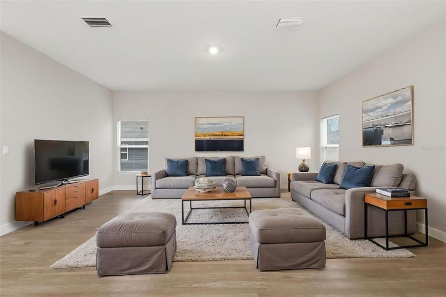 Furnished interior view inside a new home in , Palm Bay (Image 11). Furnished interior view inside a new home in , Palm Bay (Image 11).