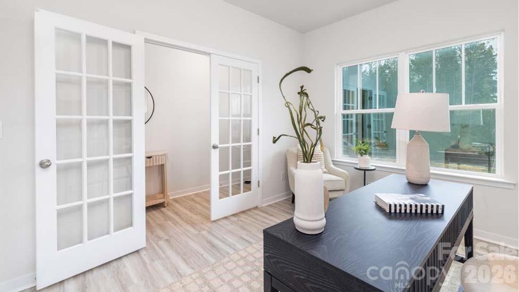 Furnished interior view inside a new home in Reedy Creek Preserve, Charlotte (Image 7).