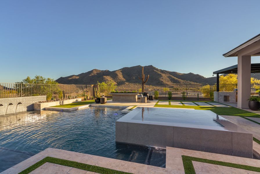 Representative exterior details of a home built from the The Pampano by David Weekley Homes in Alta at Verrado Regent Hills, Buckeye (Image 3).
