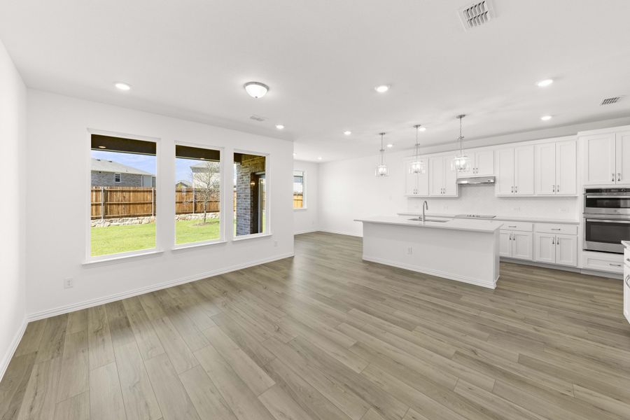 Open Kitchen-Living-Dining Room Representative Photo