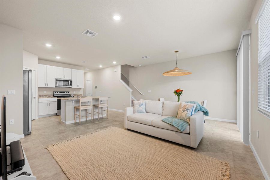 Furnished interior view inside a new home in , Stuart (Image 30).