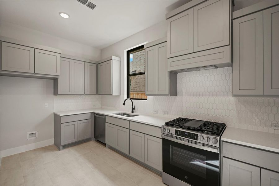 Furnished interior view inside a new home in Bridgeland 70′, Cypress (Image 15).