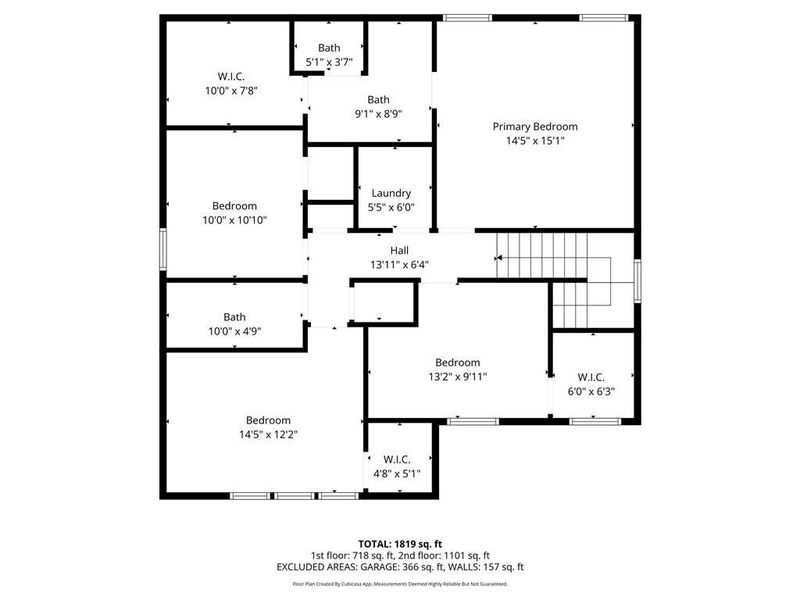 2D floor plan layout of this home in Alder Park, Conyers, GA (Image 7).