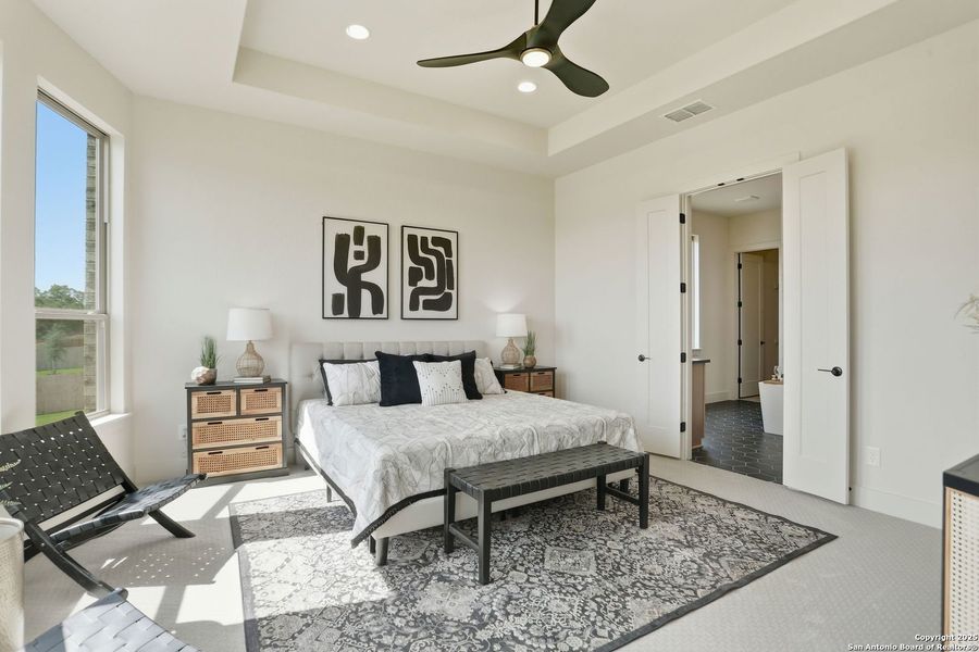 Furnished interior view inside a new home in Kinder Ranch 70's, San Antonio (Image 13).