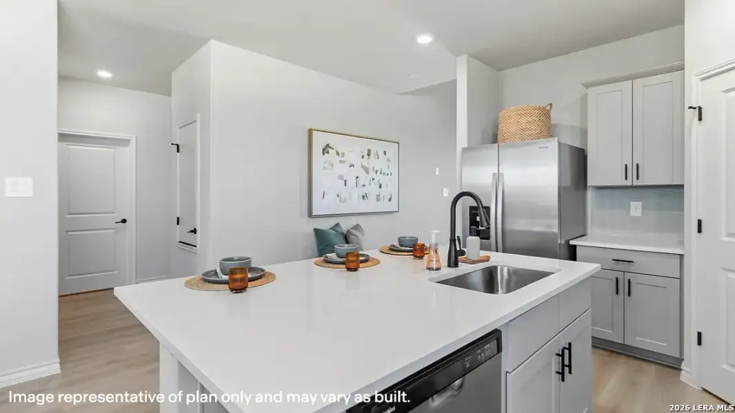 Furnished interior view inside a new home in Riverstone at Westpointe, San Antonio (Image 4).