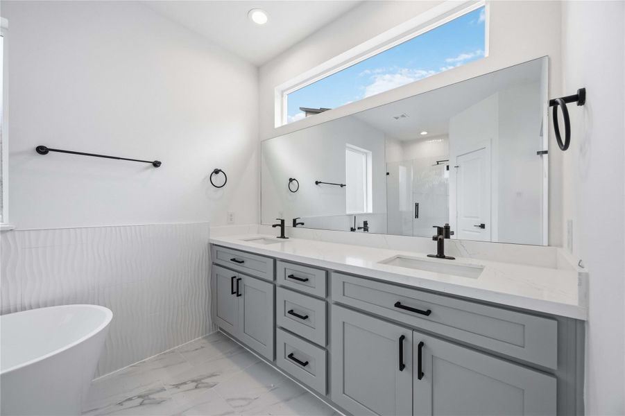 Furnished interior view inside a new home in , Houston (Image 10).