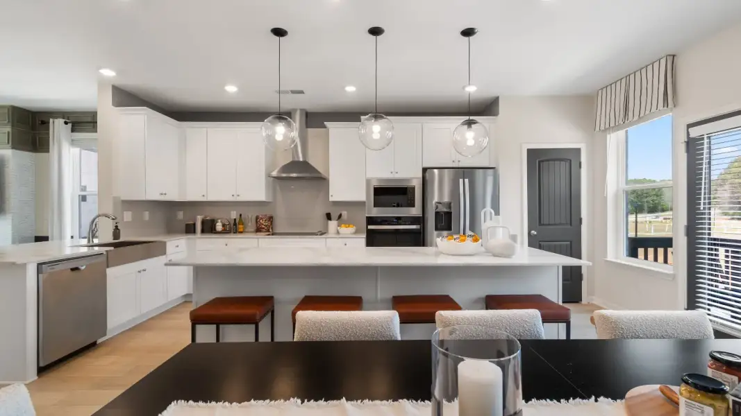 Furnished interior view inside a new home in Daybreak, Newnan (Image 10).