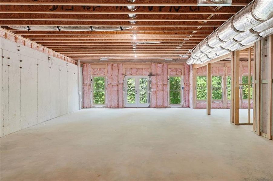 In-progress construction of a new home in , Canton, GA (Image 60).