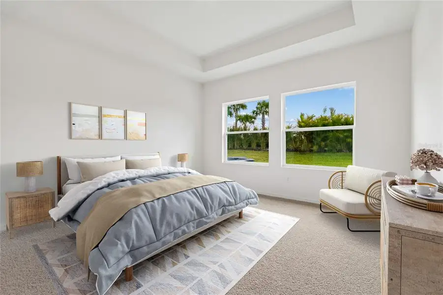 Furnished interior view inside a new home in Waterset Classic Series, Apollo Beach (Image 7).
