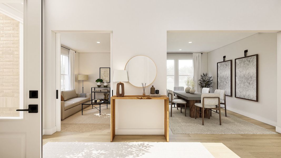 Representative furnished interior of a home built from the Stirling by K. Hovnanian® Homes in Monterra, Rockwall (Image 30).
