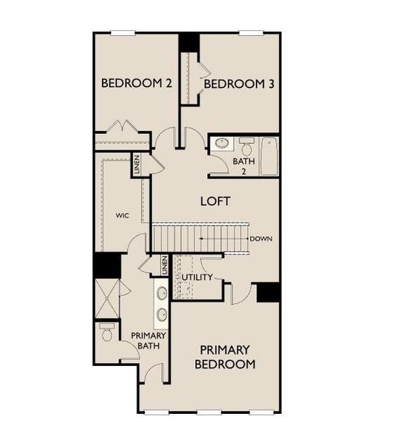 2D floor plan layout of this home in Leydenview, Mableton, GA (Image 3). 2D floor plan layout of this home in Leydenview, Mableton, GA (Image 3).