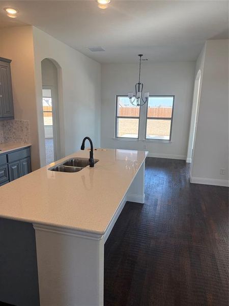 Furnished interior view inside a new home in DeBerry Heritage, Josephine (Image 6).