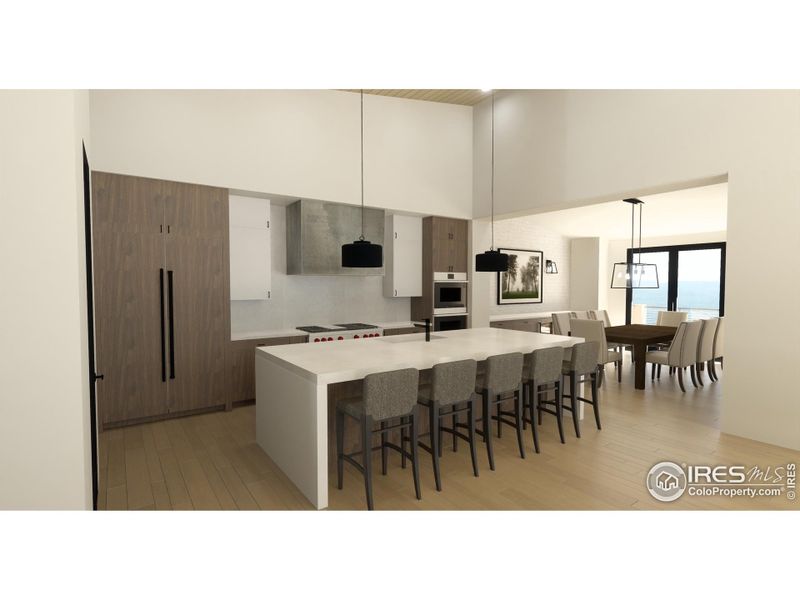 Furnished interior view inside a new home in , Evergreen (Image 7).