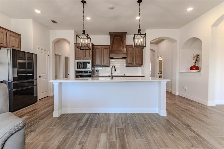 Furnished interior view inside a new home in Coyote Crossing, Godley (Image 14).