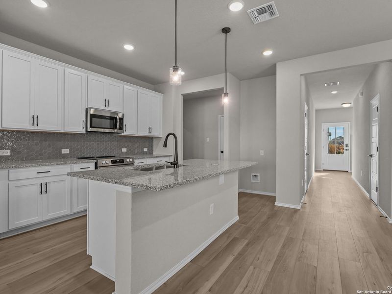 Furnished interior view inside a new home in Applewhite Meadows, San Antonio (Image 8).