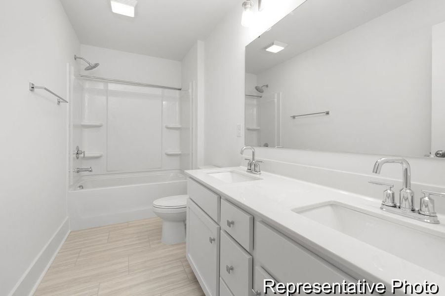 Furnished interior view inside a new home in Stonebridge Fairways, Monroe (Image 12).