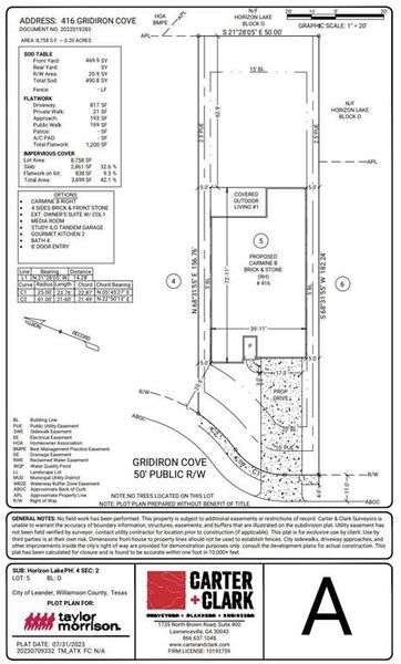 Plot Plan