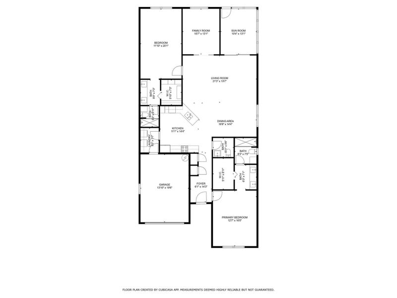 2D floor plan layout of this home in , Port St. Lucie, FL (Image 3).