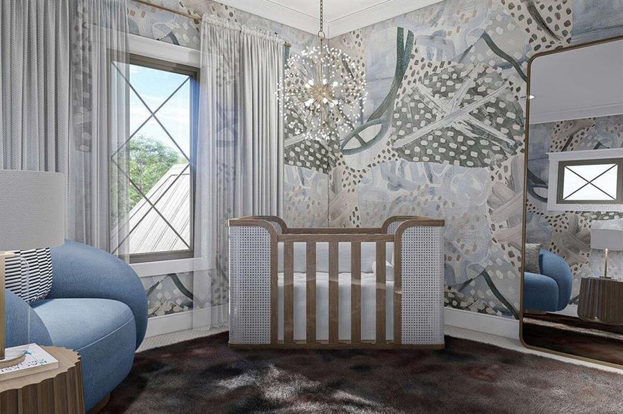 Furnished interior view inside a new home in , Tampa (Image 17).