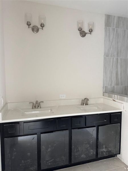 Furnished interior view inside a new home in Retreat at Oak Park, Houston (Image 3).