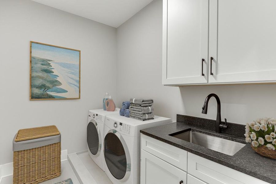 Furnished interior view inside a new home in , Cumming (Image 1).