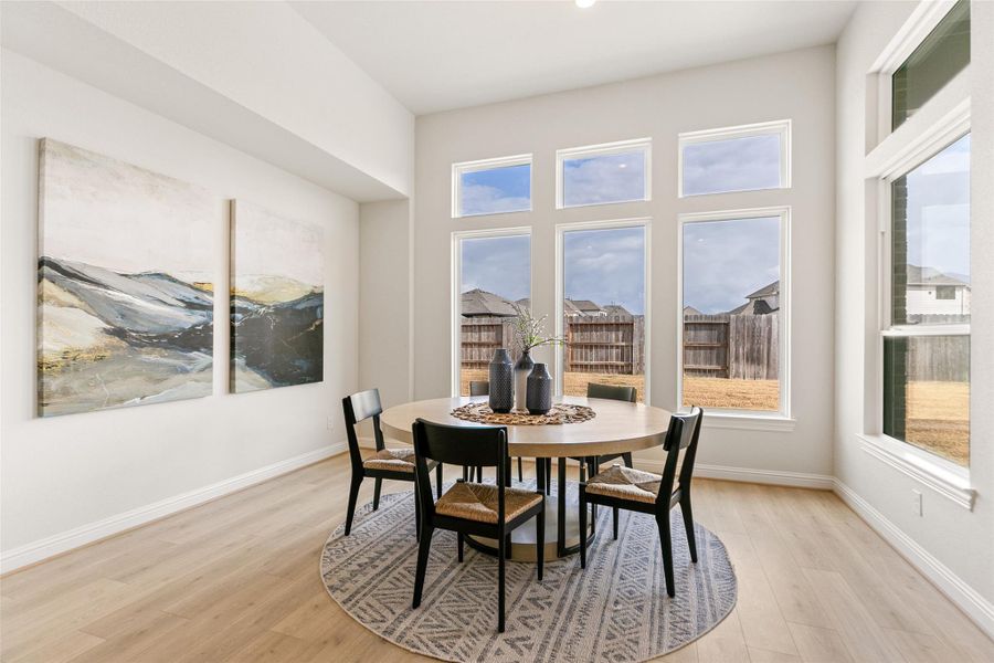 Furnished interior view inside a new home in Sunterra, Katy (Image 8). Furnished interior view inside a new home in Sunterra, Katy (Image 8).