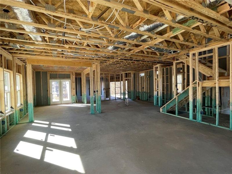 In-progress construction of a new home in Edenglen, Buford, GA (Image 37).