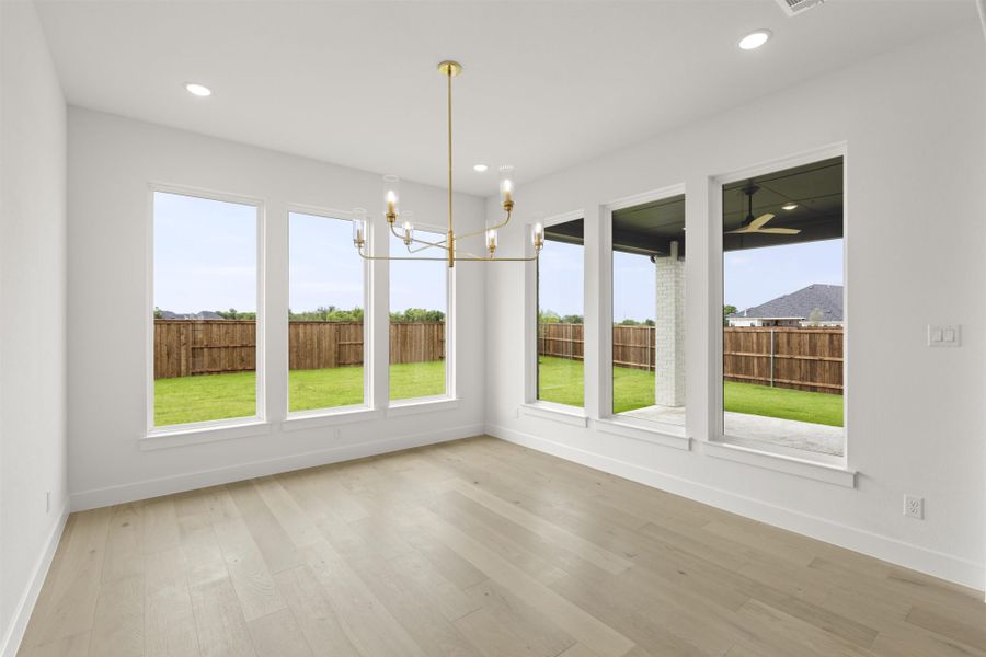 Representative unfurnished interior of a home built from the 4512 by Tradition Homes in Mustang Lakes, McKinney (Image 23).