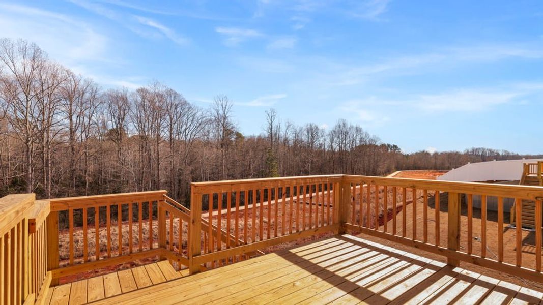 Exterior details and patio area of a home in Whitehawk Meadows, Travelers Rest (Image 24).