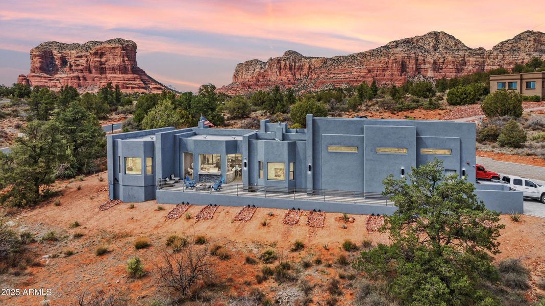 Patio area completely walled in!