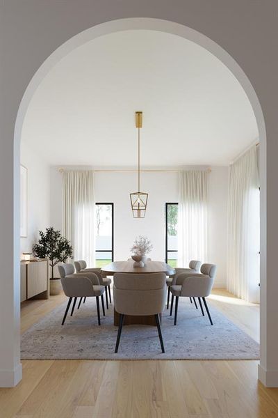 Furnished interior view inside a new home in , Dallas (Image 9). Furnished interior view inside a new home in , Dallas (Image 9).