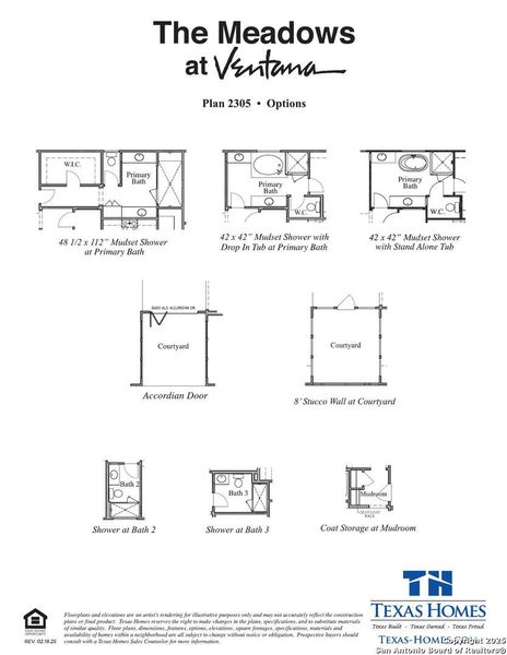 2D floor plan layout of this home in Ventana, Bulverde, TX (Image 6).