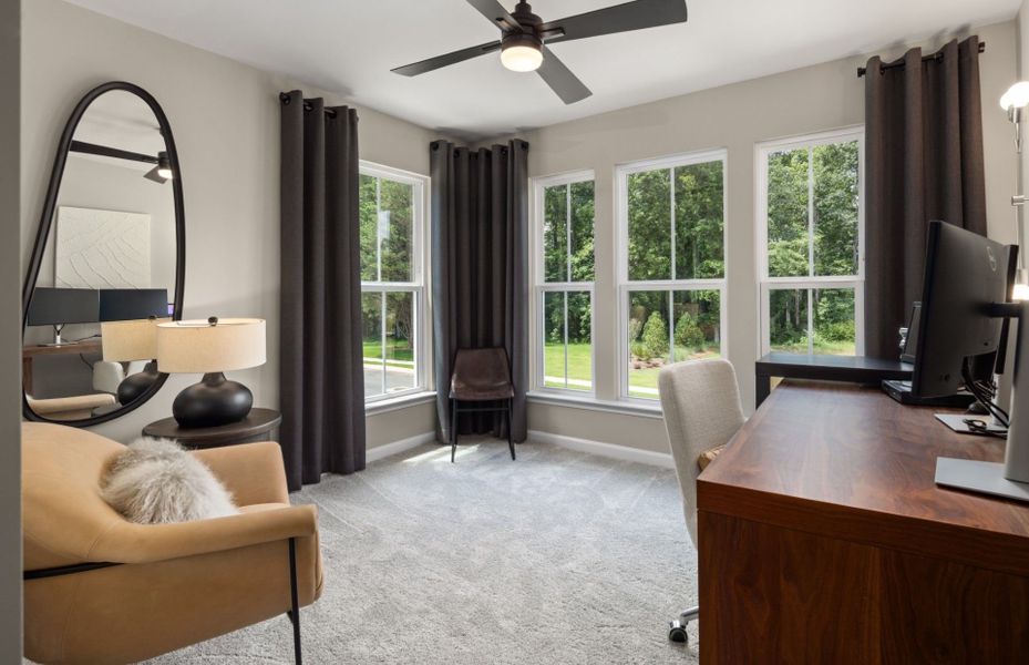 Furnished interior view inside a new home in Poets Walk, Whitsett (Image 6).