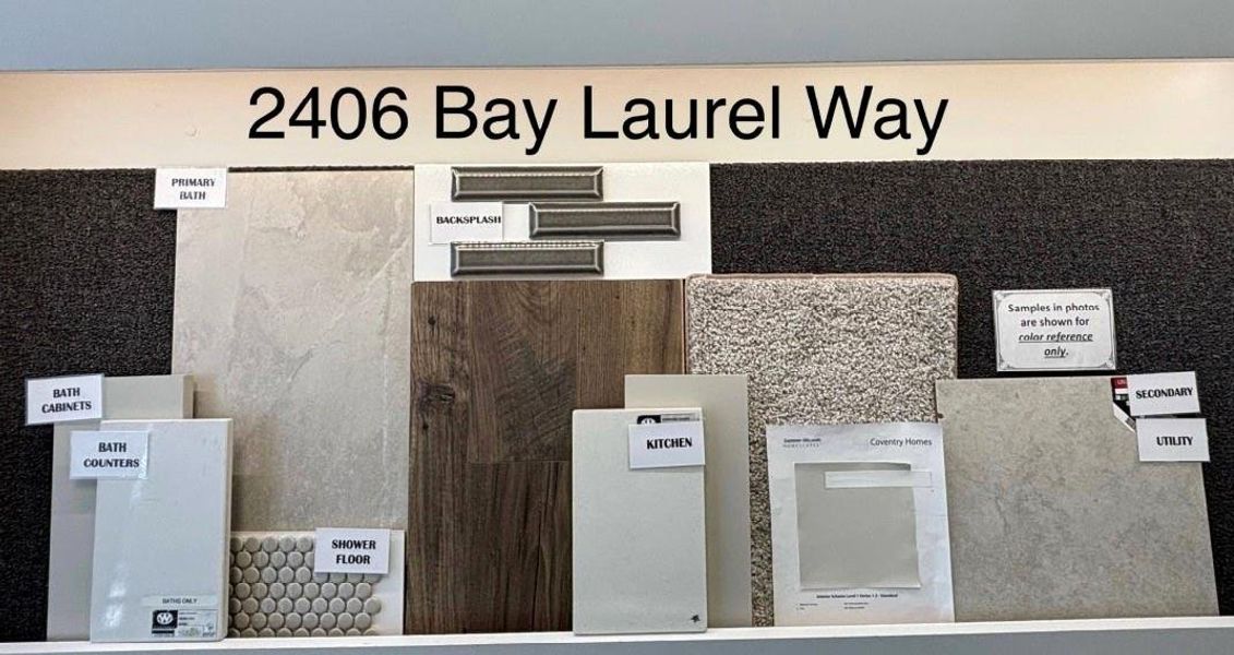 Sample of building materials used in homes in Pomona, Manvel (Image 3).