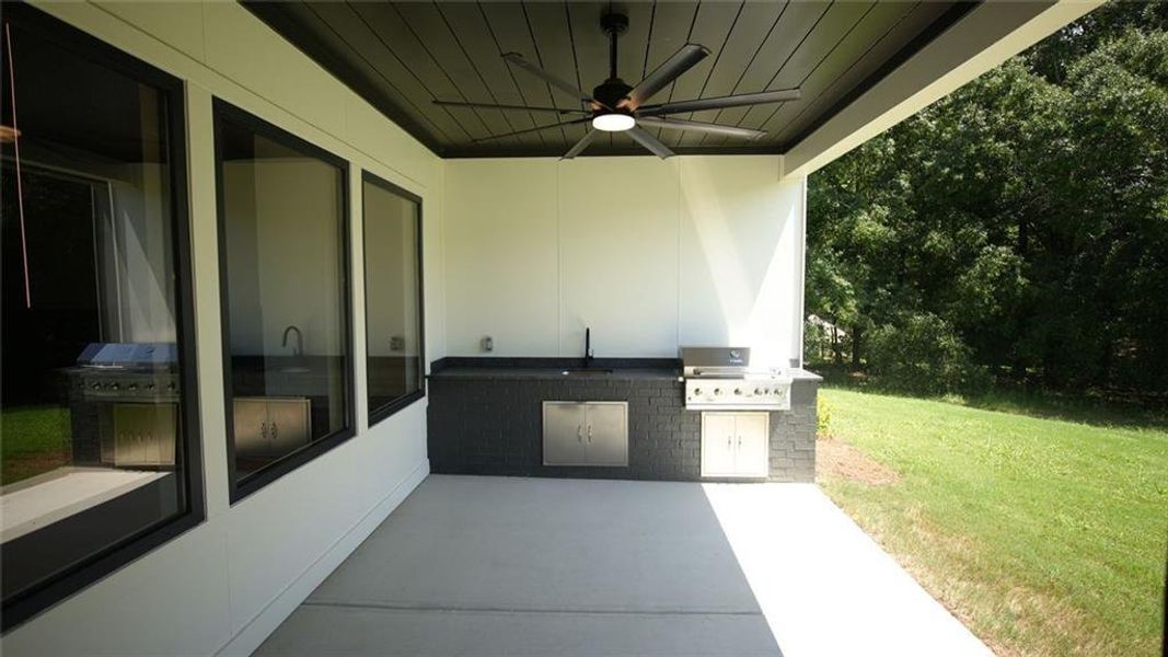 Exterior details and patio area of a home in , Dacula (Image 26).