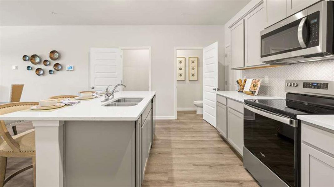 Furnished interior view inside a new home in , Stockbridge (Image 8).