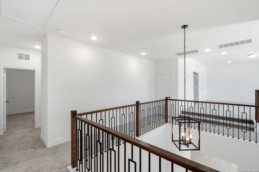 Furnished interior view inside a new home in Bison Ridge, San Antonio (Image 5).