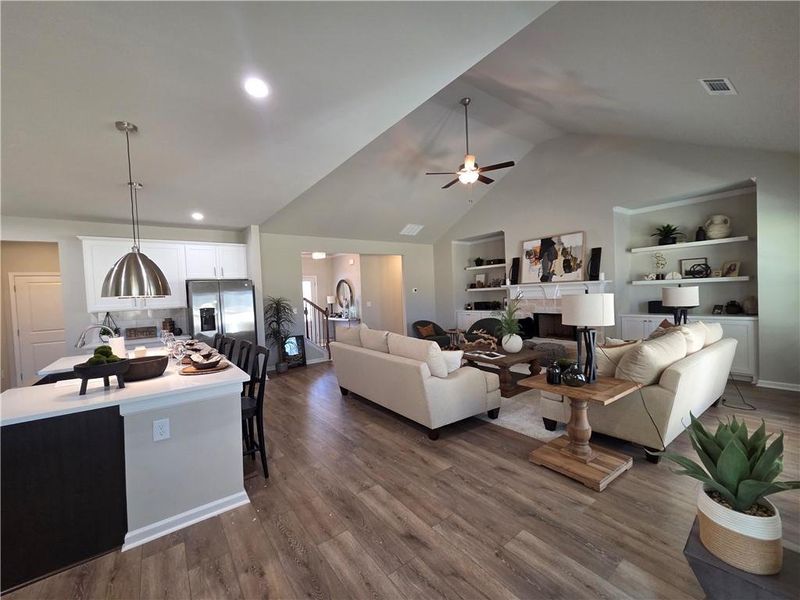 Furnished interior view inside a new home in River Meadows, Bethlehem (Image 15).