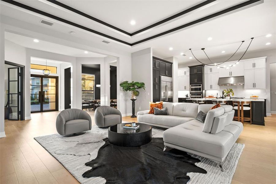 Furnished interior view inside a new home in , Sarasota (Image 62).