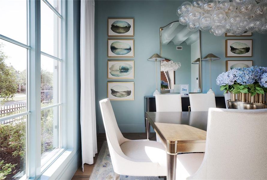 Furnished interior view inside a new home in , Southlake (Image 28).