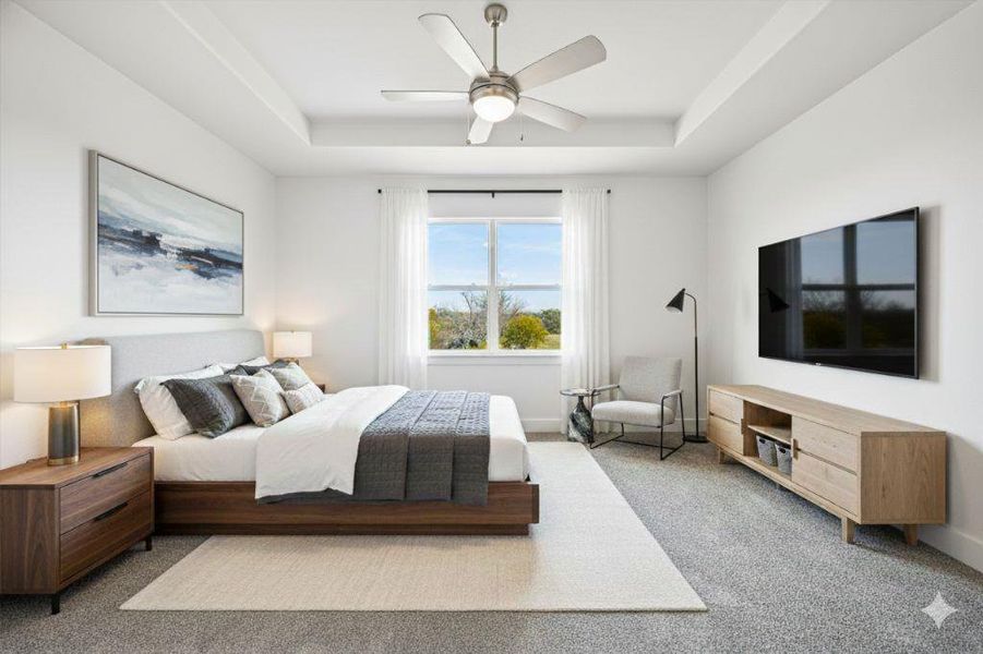 Furnished interior view inside a new home in Chester Ranch Place, Round Rock (Image 7).