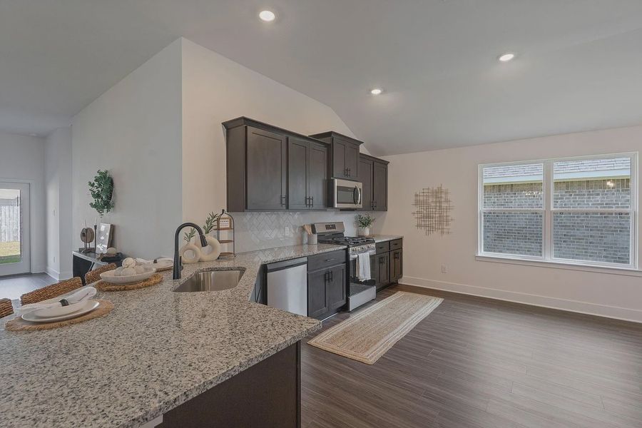 Furnished interior view inside a new home in Grand Oaks Reserve, Cleveland (Image 16).