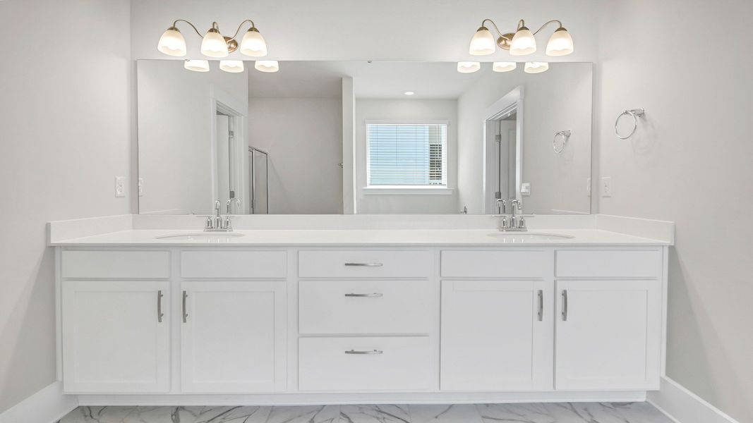 Furnished interior view inside a new home in Shell Pointe, Gilbert (Image 10). Furnished interior view inside a new home in Shell Pointe, Gilbert (Image 10).