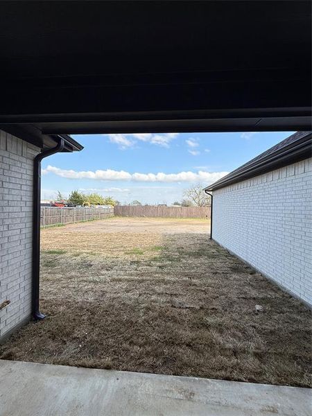 Exterior details and patio area of a home in , Balch Springs (Image 2). Exterior details and patio area of a home in , Balch Springs (Image 2).